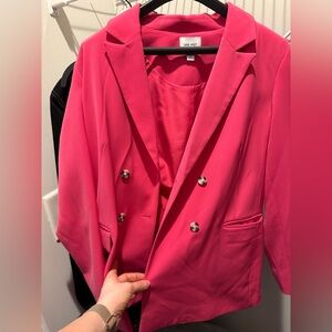 Pink blazer/suit jacket